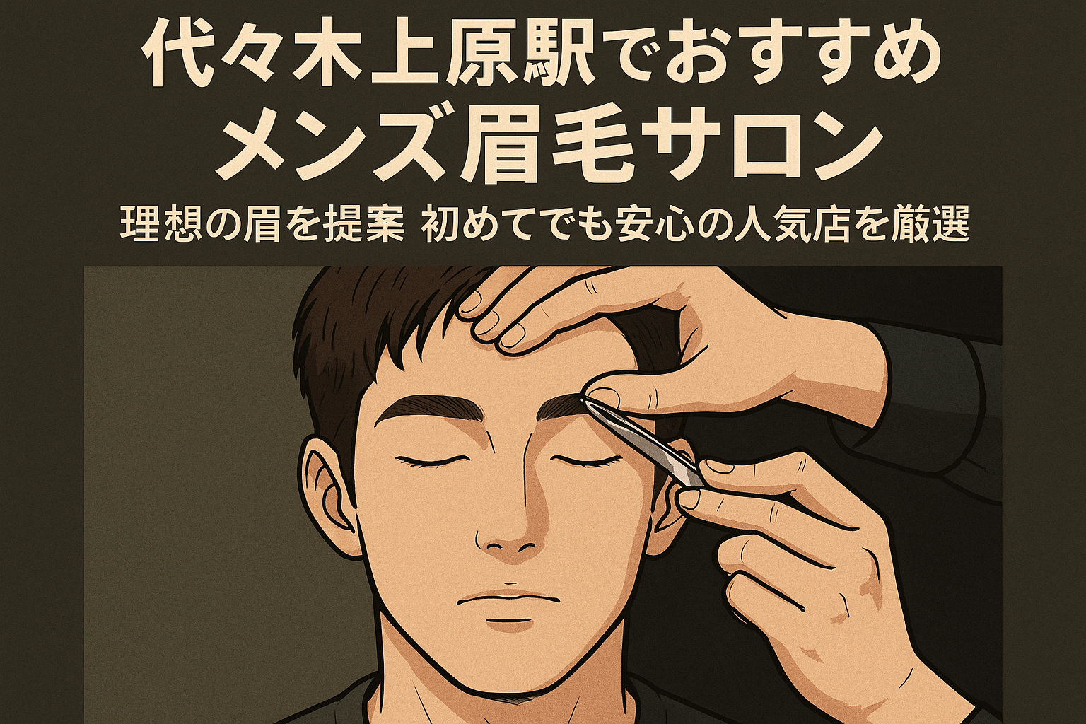 代々木上原駅　メンズ眉毛サロン　おすすめ
