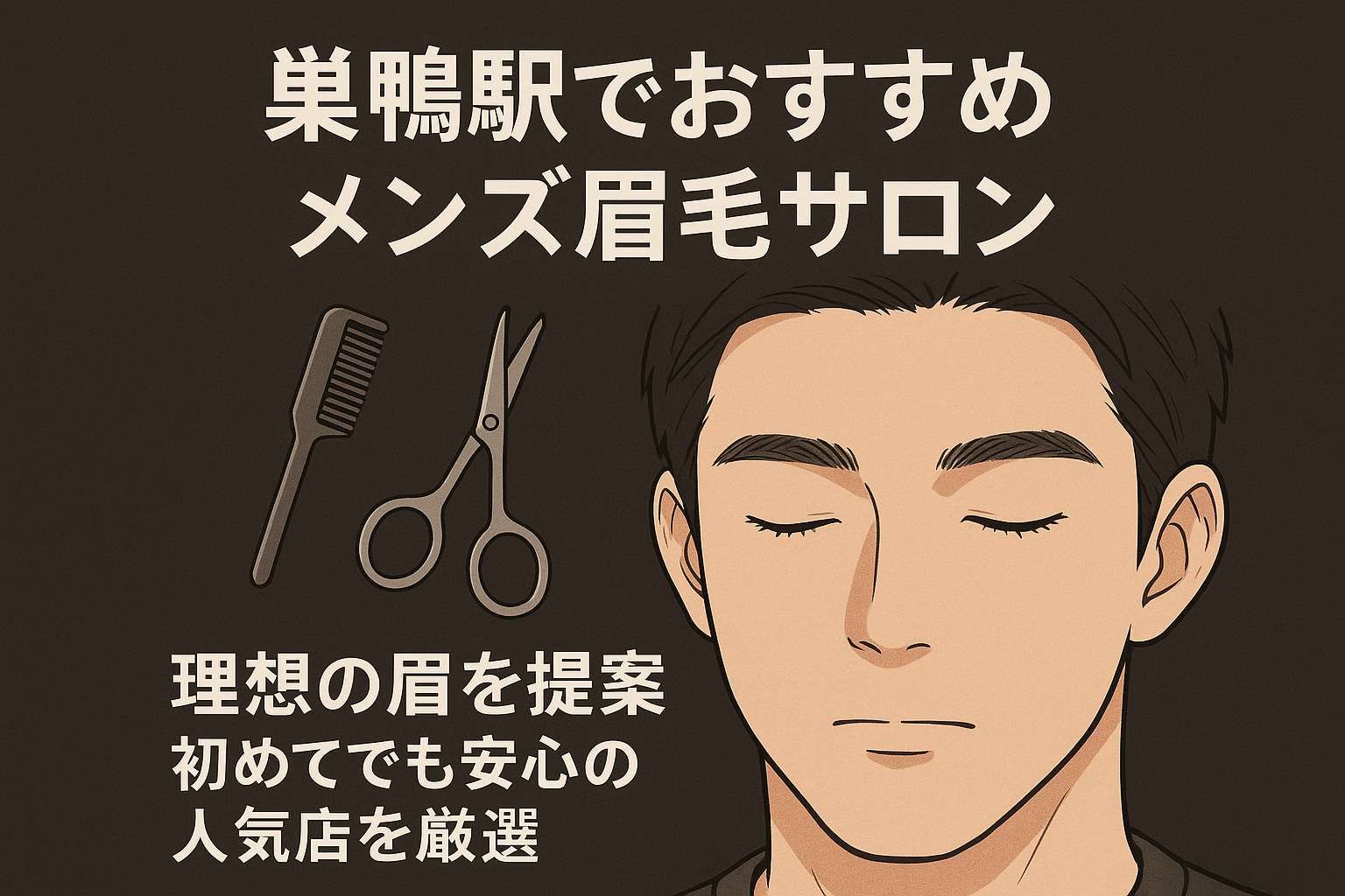 巣鴨駅　メンズ眉毛サロン　おすすめ