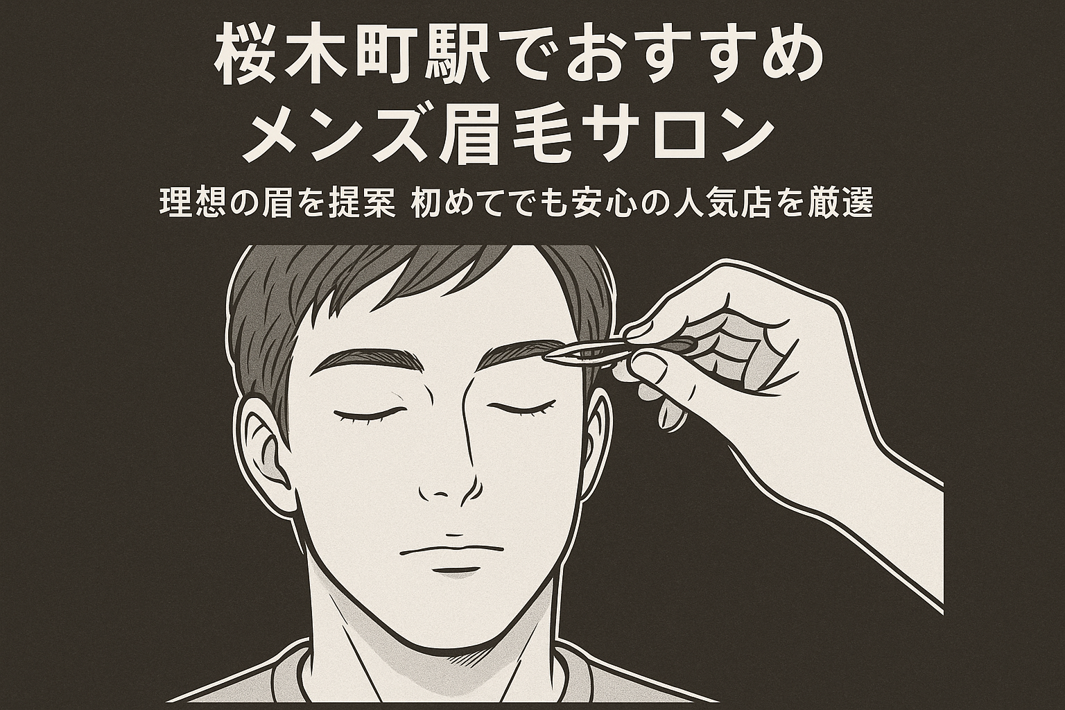 桜木町駅でおすすめ-メンズ眉毛サロン.