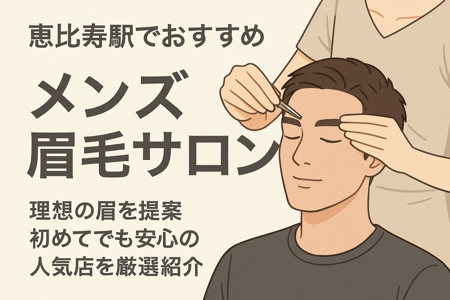 恵比寿のメンズ眉毛サロンおすすめ20選｜理想の眉を提案 初めてでも安心の人気店を厳選紹介 - モテ眉研究所｜メンズ眉毛お悩み解決メディア